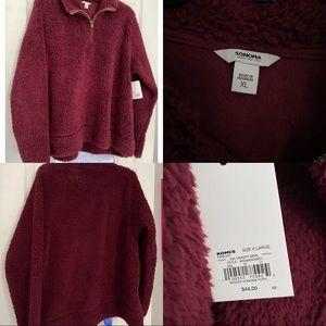 Sonoma 1/4 Zip Sherpa Hoodie